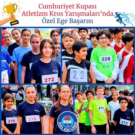 Atletizm Kros Yarışmaları'nda Özel Ege Başarısı