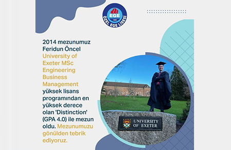 Feridun Öncel, 2014 ÖEL Mezunu