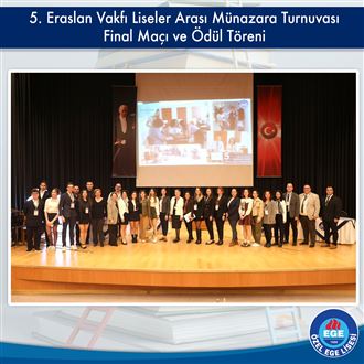 Eraslan Vakfı Türkiye Liseler Arası Münazara Turnuvası