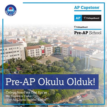 College Board’tan Özel Ege’ye Bir Teşekkür Daha