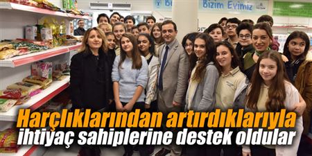 Harçlıklarından Artırdıklarıyla İhtiyaç Sahiplerine Destek Oldular