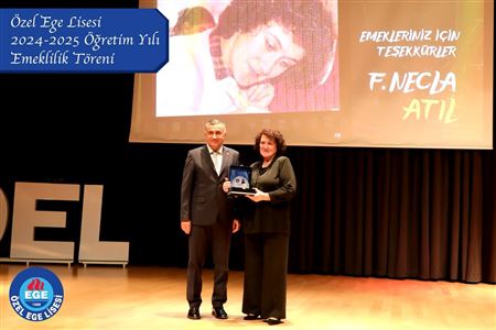 Özel Ege Lisesi 2024-2025 Öğretim Yılı Emeklilik Töreni