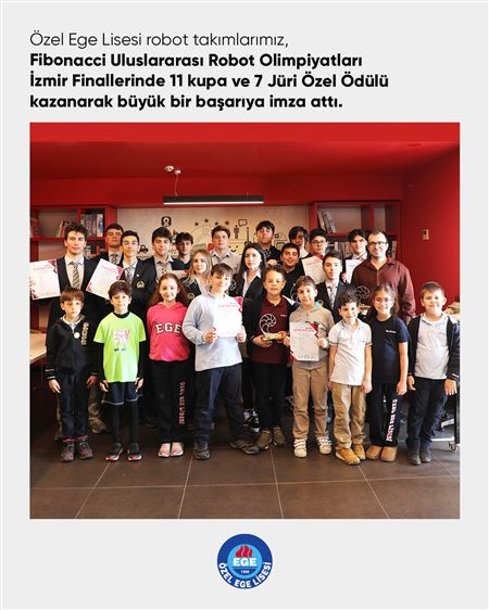 Fibonacci Uluslararası Robot Olimpiyatları'nda Büyük Başarı